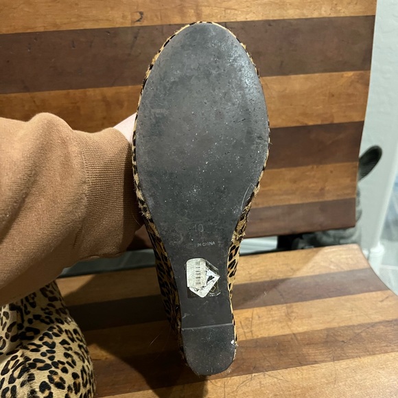 Jeffrey Campbell Pixie Leopard Fur Wedge AnkleBoot - Picture 7 of 9